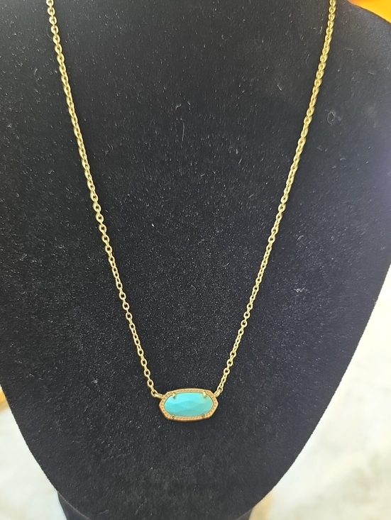 Kendra Scott Jewelry - Kendra Scott Dainty Elisa Necklace with Turquoise Stone